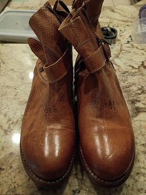 Bedstu Brown Leather Ankle Boots  MSRP Nordstrom $244 9.5 NWT